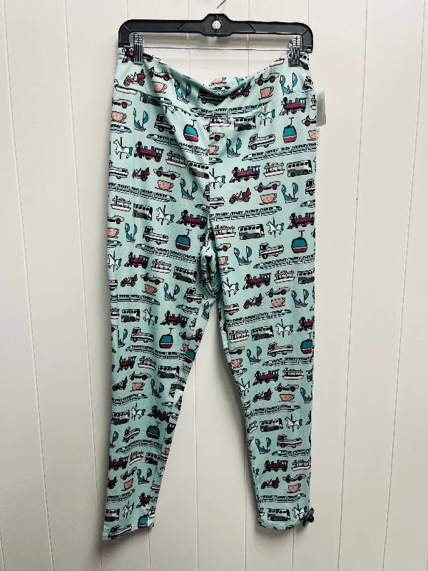 Pants Leggings By Disney Store In Green & Red, Size: Xl