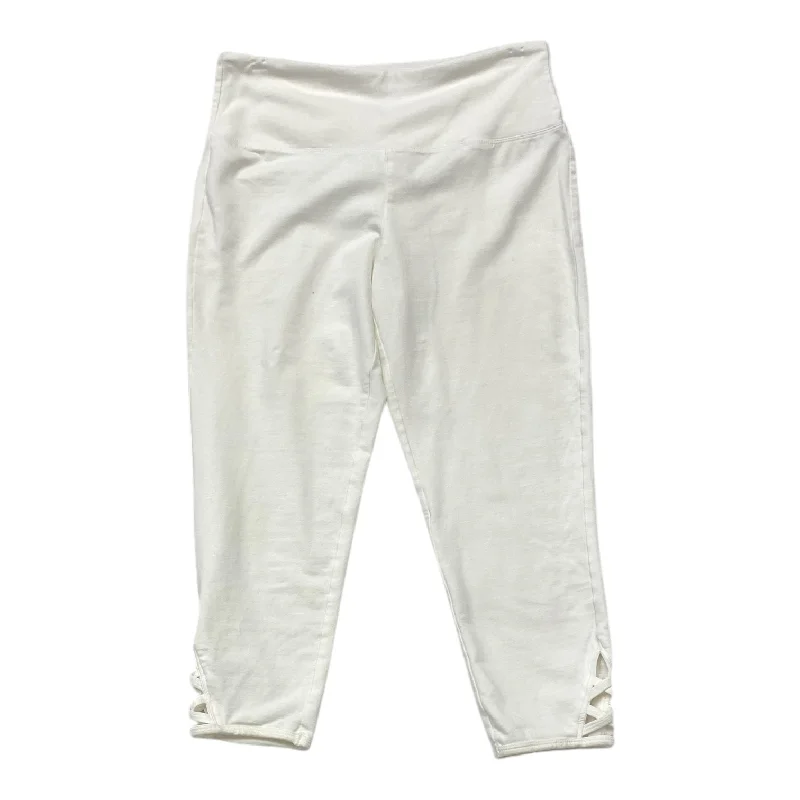 Pants Leggings By Style And Company In White, Size: M