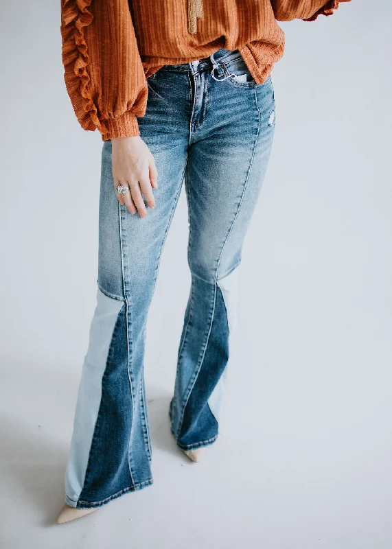 Kassie Super Flare Panel Jean