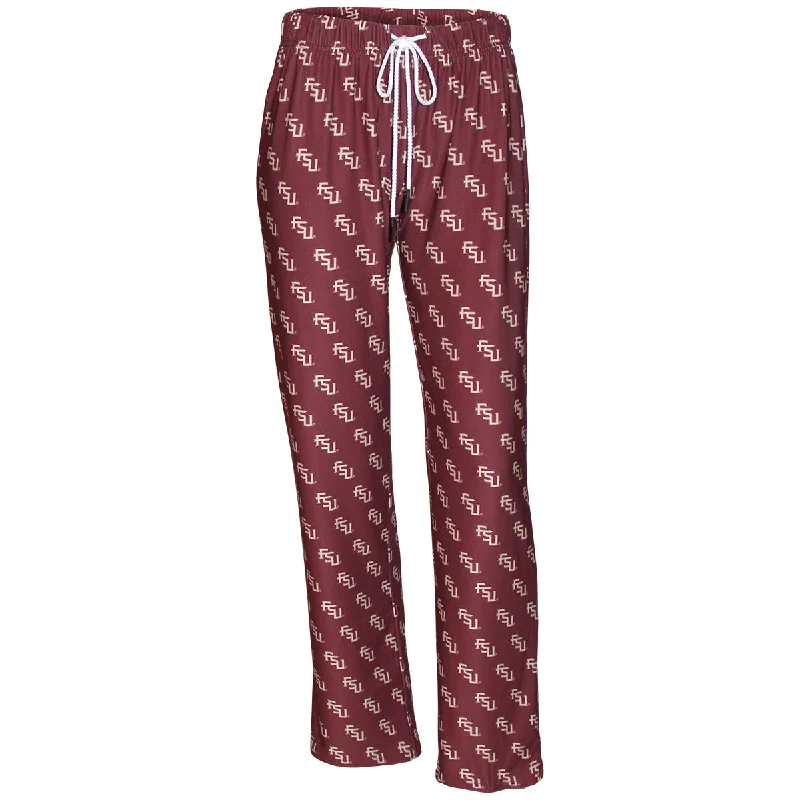 Concepts Sport Women's Stacked FSU All Over Print Lounge Pant - Garnet