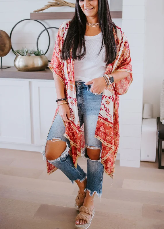 Terra Mandala Flower Kimono