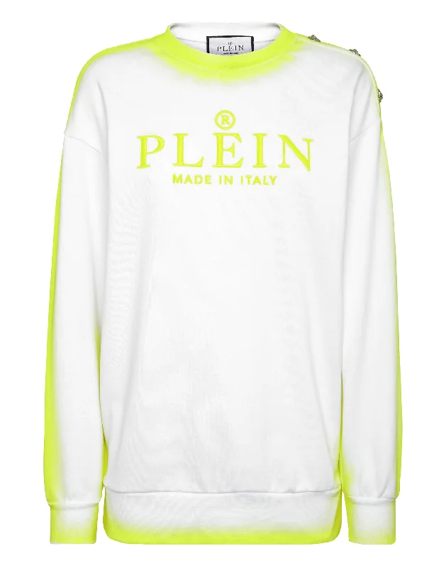 Sweatshirt Round Neck Fluo