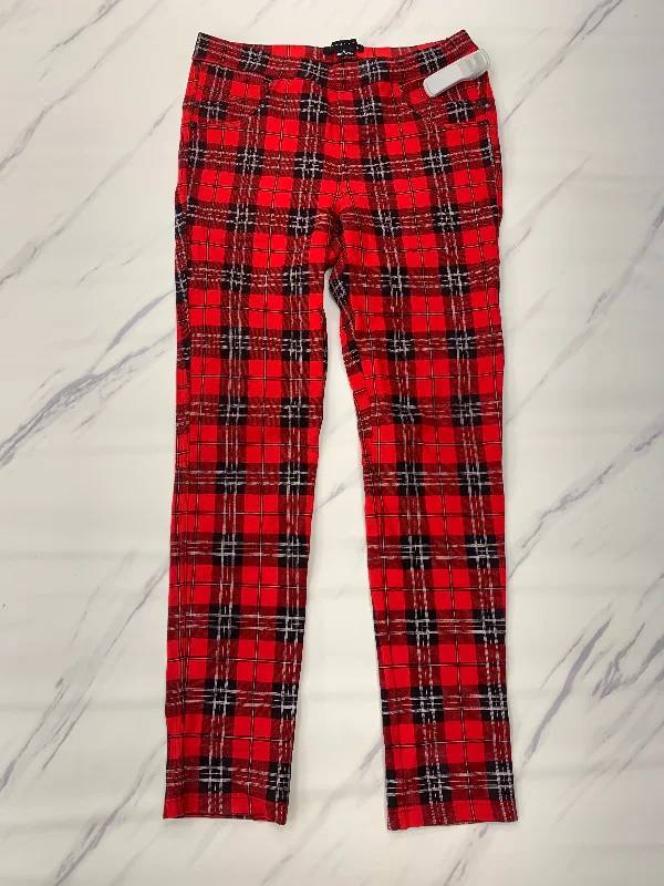 Pants Leggings By Sanctuary In Plaid Pattern, Size: M