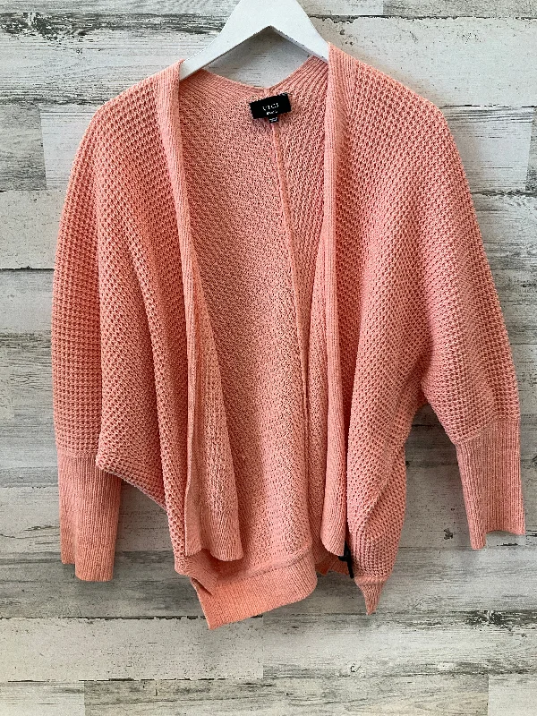 Sweater Cardigan By Vici In Orange, Size: S