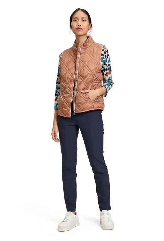 Quilted Zip Up Gilet