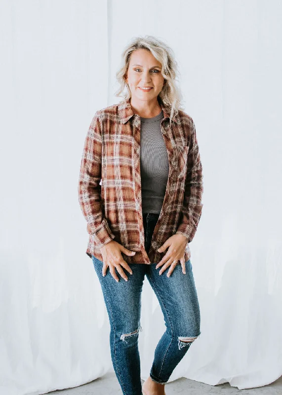 Terra Plaid Button Down Shirt