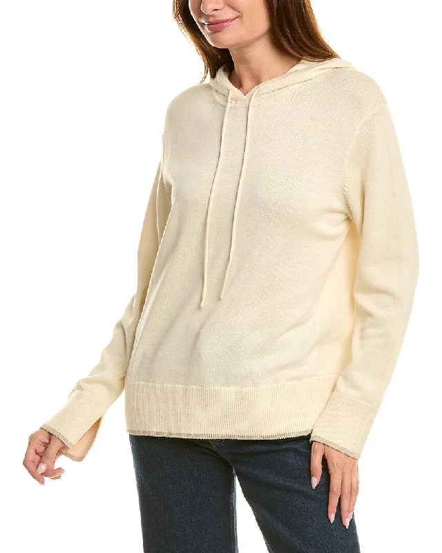 Theory Relaxed Cashmere-Blend Hoodie