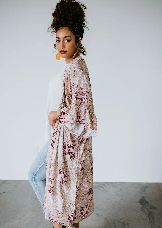 Golden Days Floral Kimono