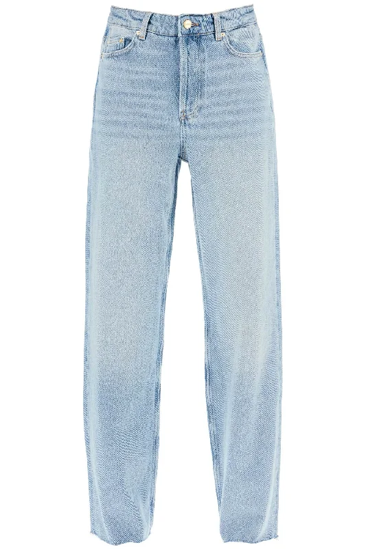 Ganni Women's "Heavy Overdyed blue Jeanz