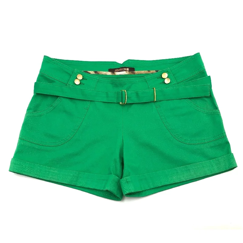 Roberto Cavalli shorts in green cotton