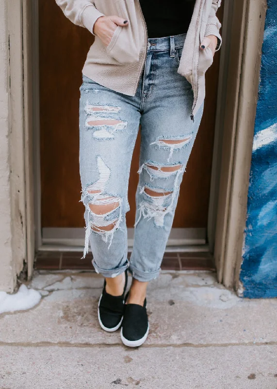 Franck High Rise Distressed Jean FINAL SALE