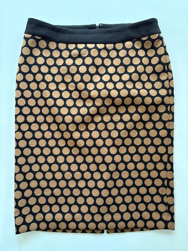 Skirt Midi By Talbots In Polkadot Pattern, Size: 6