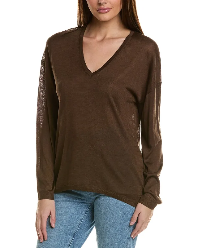 Theory Karenia Silk-Blend Sweater