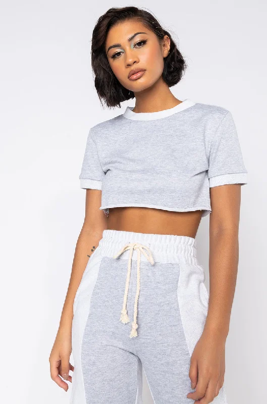 NOT SO CASUAL CROP TOP